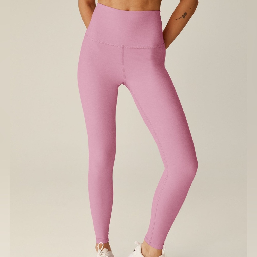 Beyond Yoga High-Waist Pink Leggings